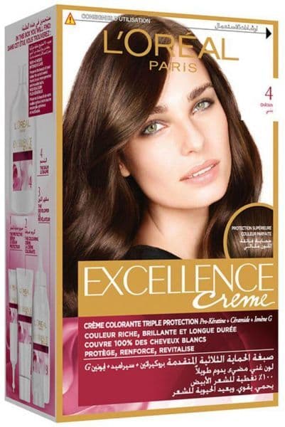 لوريال اكسلنس صبغة شعر كريم - بني 4
