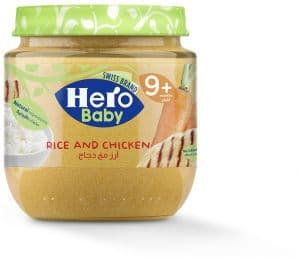 هيرو بيبي اكل اطفال ارز ودجاج 120 جم